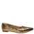 Sapatilha Feminina Bico Fino Croco Ouro Lara Sapatilhas
