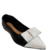 Sapatilha Feminina Bico Fino Preto e branco Lara Sapatilhas - comprar online