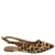 Sapatilha Feminina Slingback Bico Fino Animal Print Lara Sapatilhas