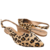 Sapatilha Feminina Slingback Bico Fino Animal Print Lara Sapatilhas - loja online