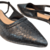 Imagem do Sapatilha Feminina Slingback Bico Fino Croco Lara Sapatilhas