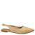 Sapatilha Feminina Slingback Bico Fino Cream Verniz Lara Sapatilhas