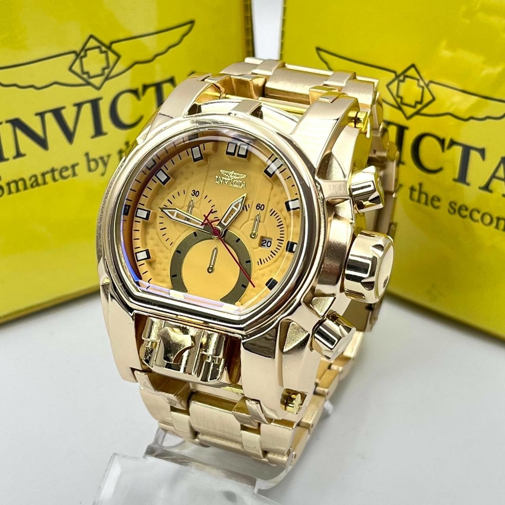 Comprar Relógio Masculino Invicta Zeus Magnum Linha Gold One