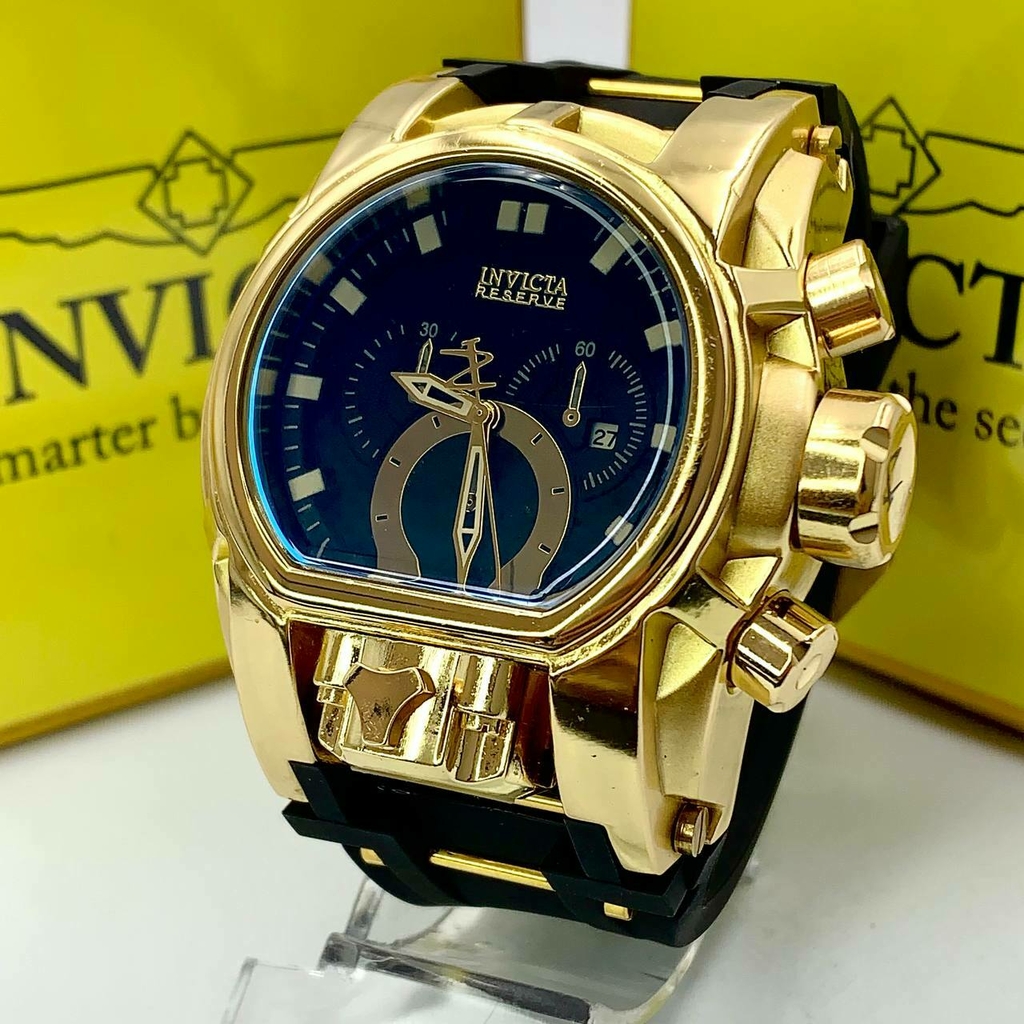 Comprar Relógio Masculino Invicta Zeus Magnum Linha Gold One