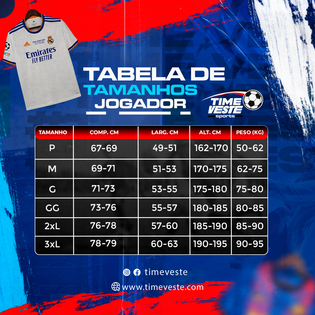 TABELA VERSÃO JOGADOR - TIMEVESTE