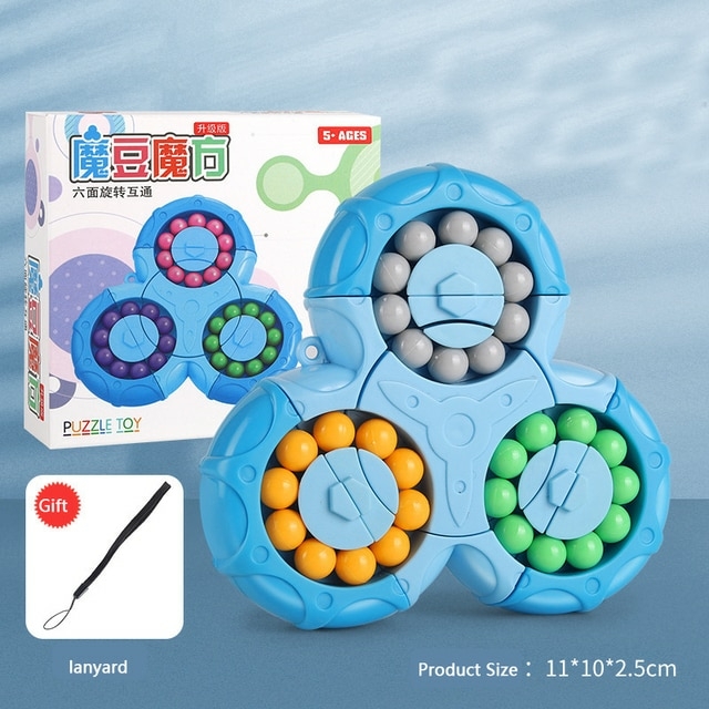 Brinquedo giratório Magic Bean Fingertip, Jogos de Puzzles para