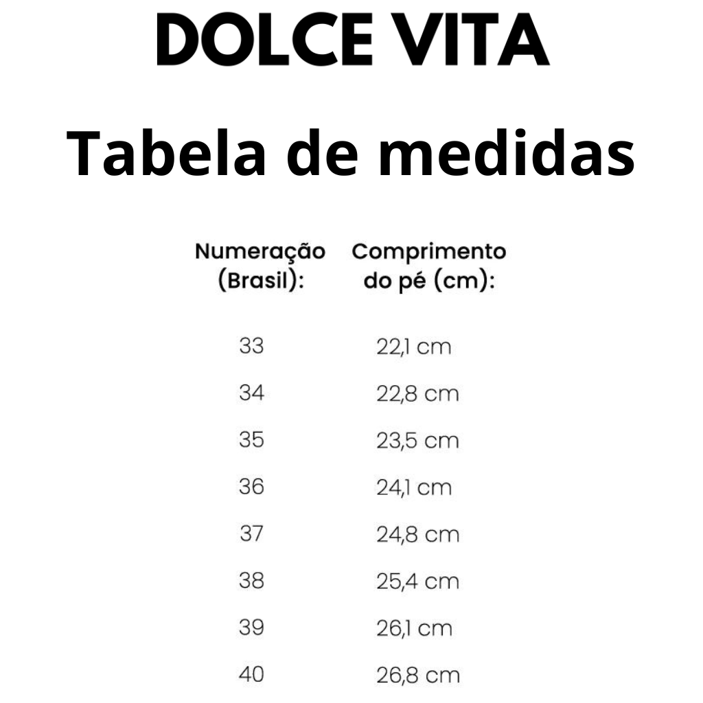 tabela de medida