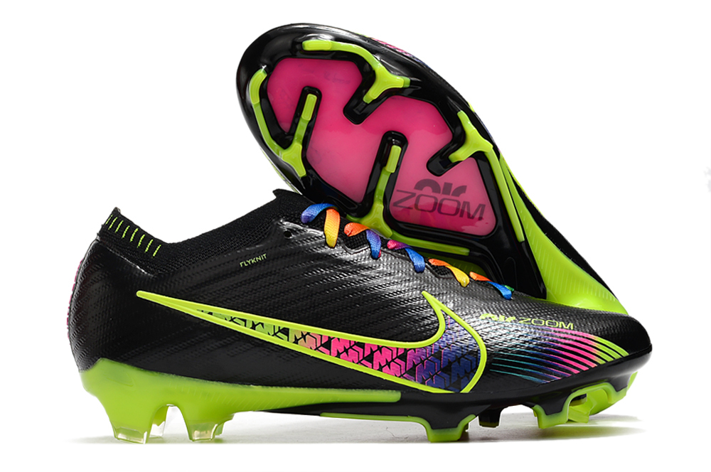 Chuteira Campo Nike Zoom Mercurial Vapor 15 Elite FG Rosa E