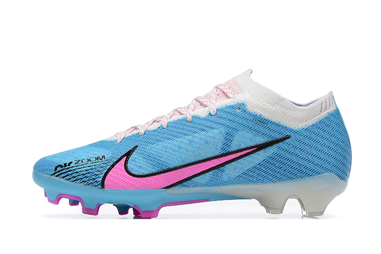 Chuteira Campo Nike Zoom Mercurial Vapor 15 Elite FG Rosa E