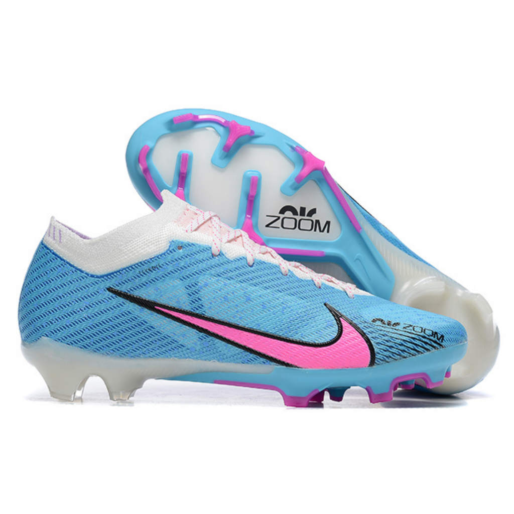 Chuteira Campo Nike Zoom Mercurial Vapor 15 Elite FG Rosa E