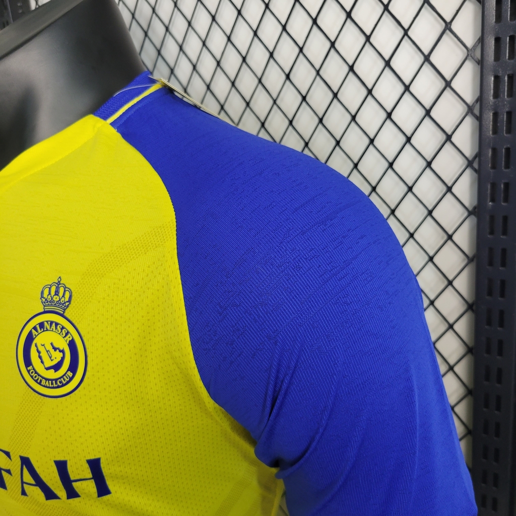 Camisa Al-Nassr FC Home 2023/2024 Amarela – Versão Jogador – KS