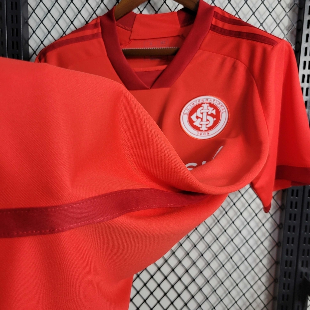 Camisa Internacional I 23/24 - Feminina Adidas - Vermelho