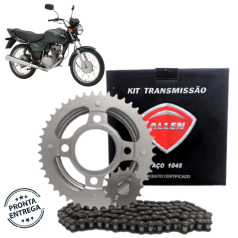 Kit Relação Transmissão Moto Yamaha Xtz 150 Crosser 14 a 18 Vaz