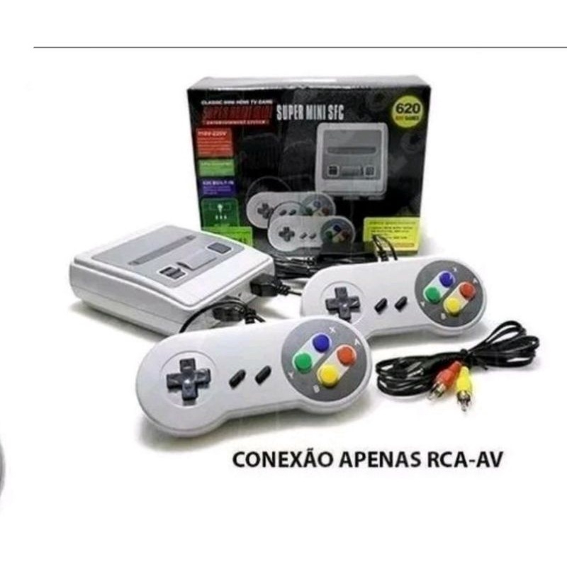 Mini Videogame Retrô 8 Bits Com Jogos Clássicos