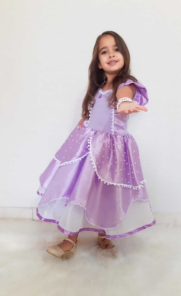 VESTIDO PRINCESA SOFIA  Aqui as PRINCESAS são reais. LOJA FÍSICA