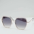 Óculos de Sol Feminino Hexagonal Lente Fumê