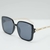 Óculos Feminino Quadrado Preto - comprar online