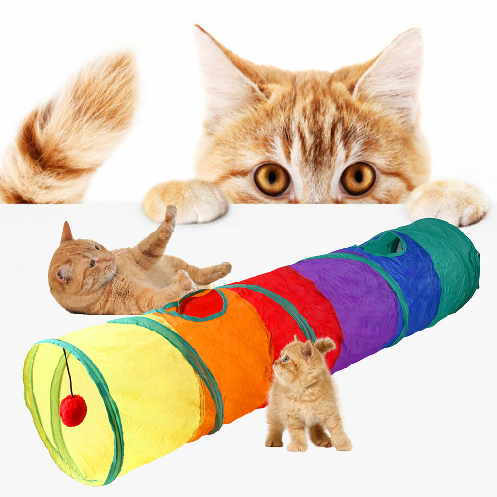 Brinquedo do túnel do jogo do gato | Túneis para gatos Tubo Brinquedos para  gatos,túnel aventura dobráveis para animais estimação para gatos