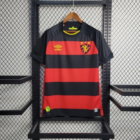 Camisa Sport Recife 1 Home 22/23 Torcedor Umbro Massculina - Vermelho e  Preto