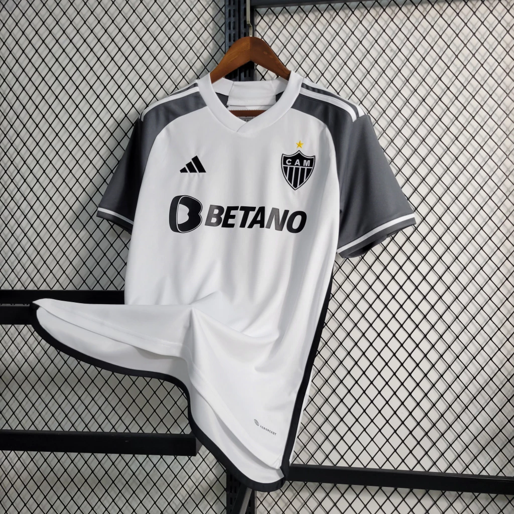 Camisa Atlético Mineiro II 22/23 s/n° Torcedor Adidas Masculina -  Branco+Preto