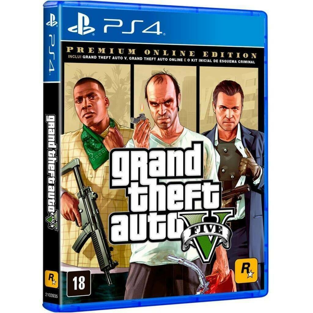 PS4 GTA 5 PT-BR PREMIUM EDITION - GameMix - R Antônio de Barros, 1993, Vila  Carrão, São Paulo - SP