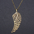 Asa de anjo, colar com pingente Folheado a ouro 18k - comprar online