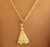 Colar Folheado a ouro 18k Nossa Senhora Aparecida