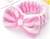 Faixa laço para Maquiagem tiara para make ou para limpeza facial, skin care ROSA