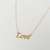 Colar Folheado a ouro 18k Love