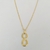 Colar infinito Folheado A Ouro 18k