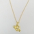 Colar Folheado a ouro 18k Coração