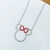 Colar Folheado a Prata 18k Minnie