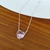 Pulseira folheada a prata Coração - comprar online