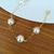 Pulseira folheada a ouro Perola