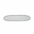 Bandeja Oval de Espelho com Strass Hills - 30x14cm