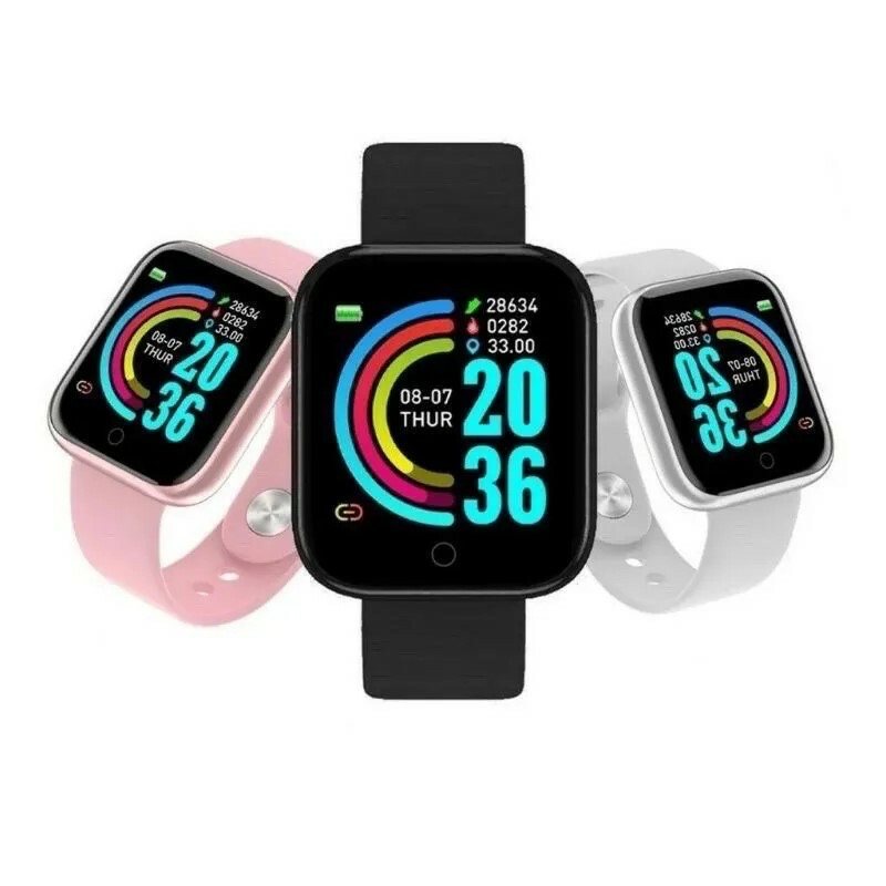 Smart Watch Y68 D20 - Relógio Inteligente - Rosa