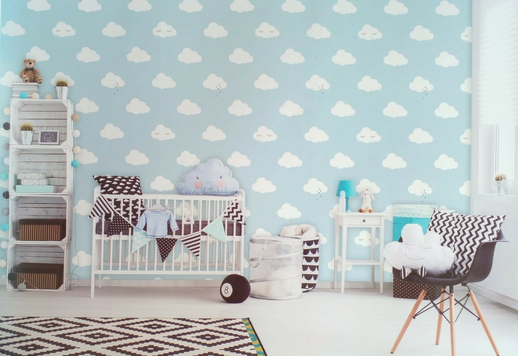 Papel de parede infantil coleção fofura baby -FF4012 CACTUS.