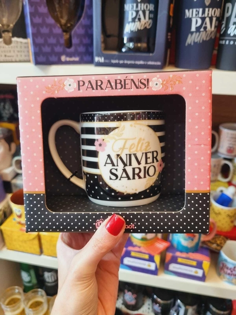 Caneca Porcelana Frases de Motivação Insista, Persista E Nunca Desista  Presente