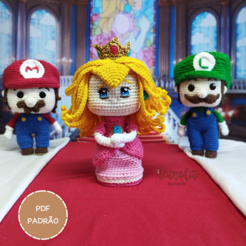 PDF Princesa Peach - Receitas de Amigurumis