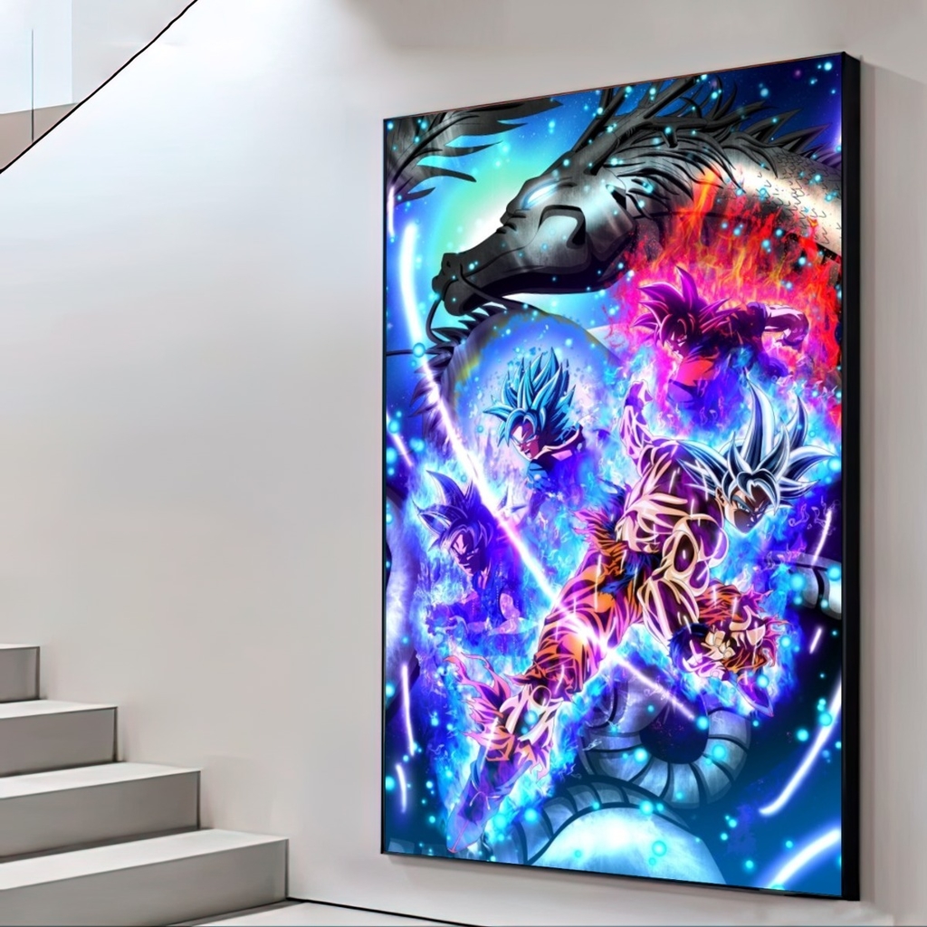 Quadro decorativo Goku Instinto superior Dragon Ball