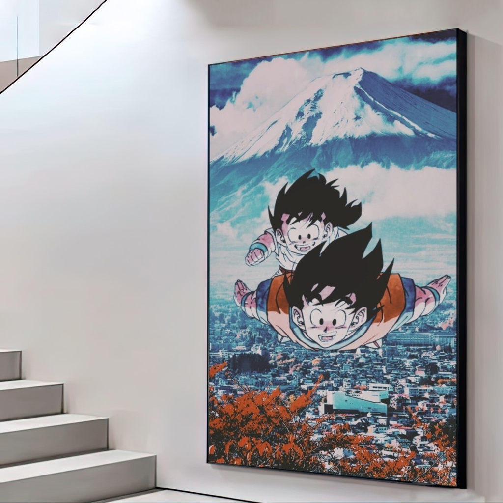 Quadro Decorativo Goku Instinto Superior Completo