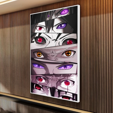 Quadro Decorativo Naruto Shisui Uchiha Sharingan 33x43cm