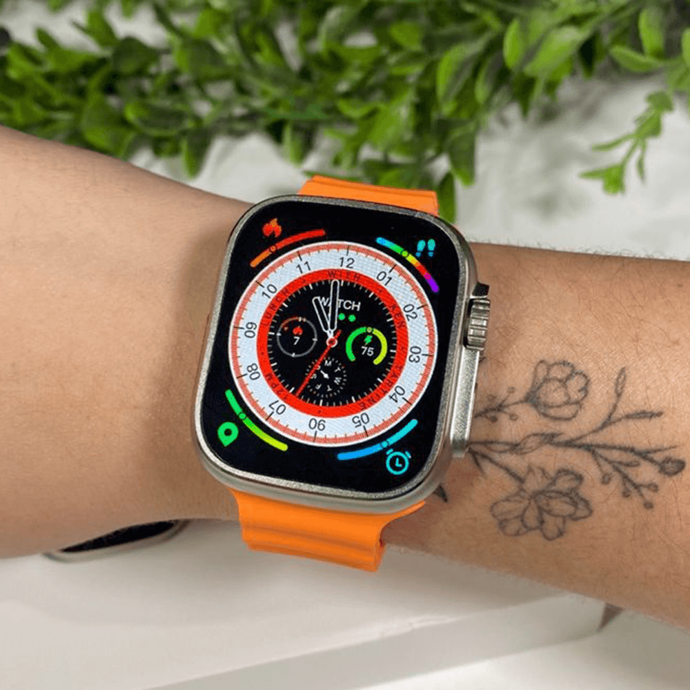 SMARTWATCH W68 ULTRA Série 8 - Como Baixar novas Watch faces e Colocar Foto  com o APP MACTIVEPRO 