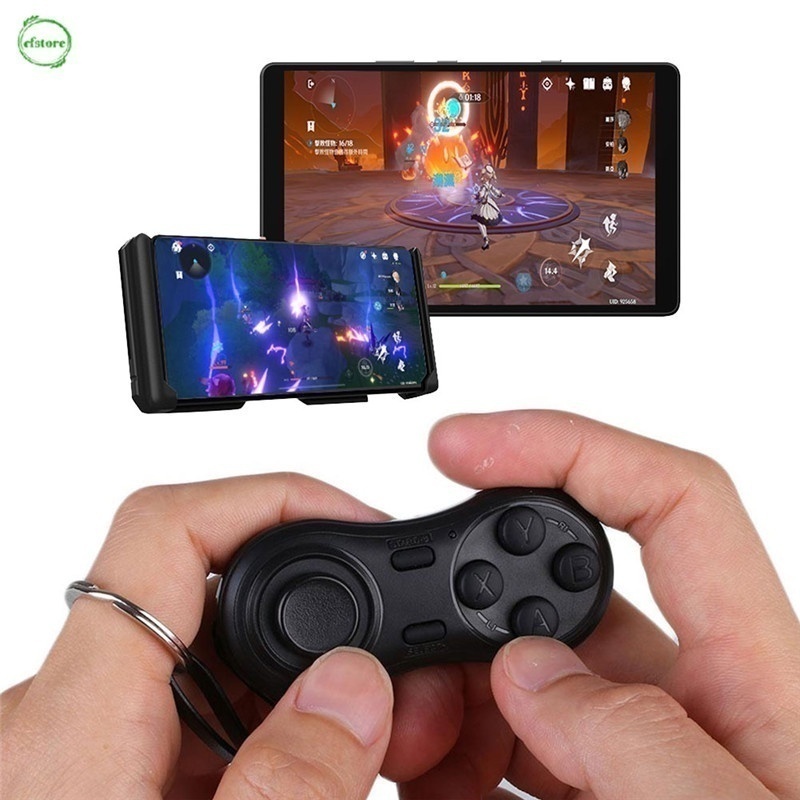 Jogo sem fio vr controle remoto r1 mini anel joystick bluetooth gamepad  câmera para iphone android telefone vr fone de ouvido