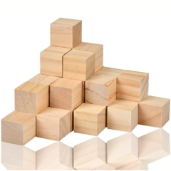 Cubos de Madera para Pintar - tienda online