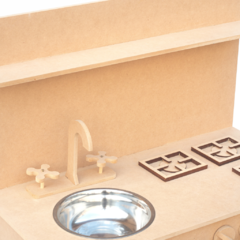 Cocina con Estante