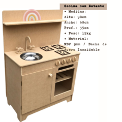 Cocina con Estante en internet
