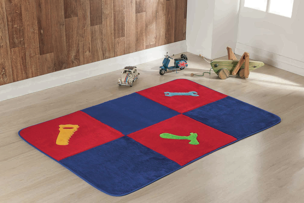 Tapete Jogo xadrez Infantil Pelúcia Decorativo 1,20M x 74cm Antiderrapante