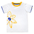 camiseta manga curta off white se flor, será