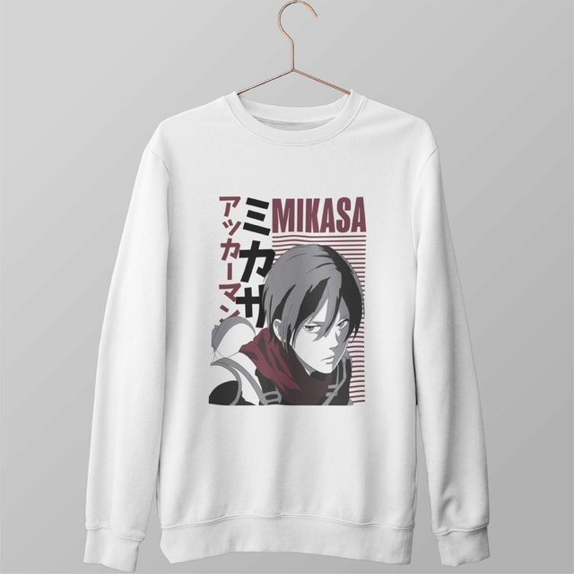 Moletom Attack on Titan - Mikasa Ackerman - Kyrom